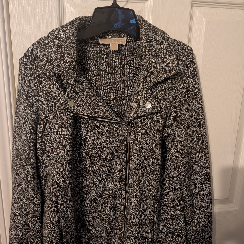 Michael Kors Women's Black and Gray Jacket
